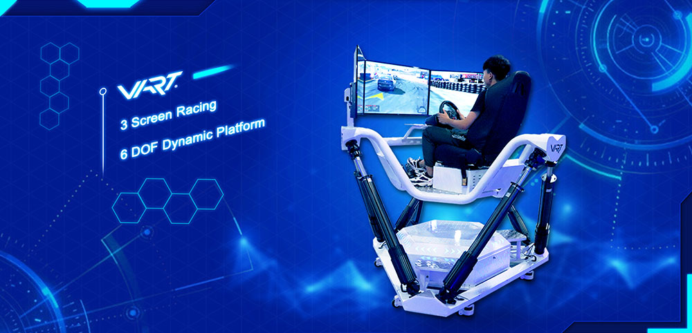 3 Screen racing Game Simulator