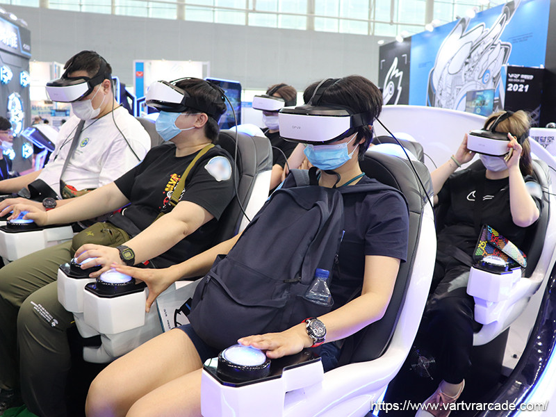 6 chỗ ngồi VR Rạp chiếu phim VR Spaceship (5)