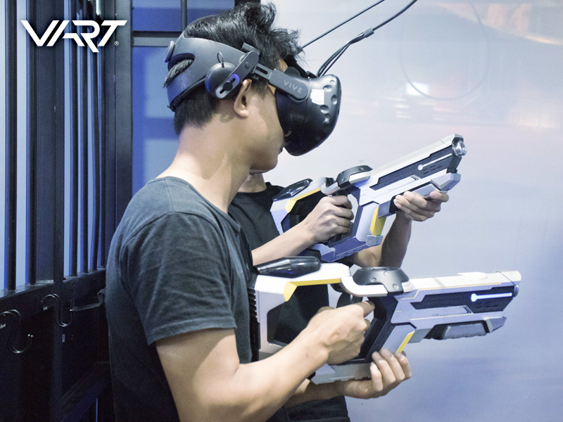 Mesin Game Menembak VR Multiplayer Sangkar Besi (7)