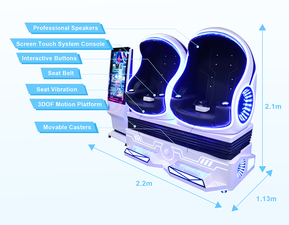 New 2 Seats VR Chair