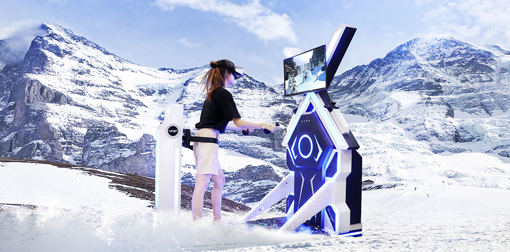 VR နှင်းလျှောစီးခြင်း Simulator
