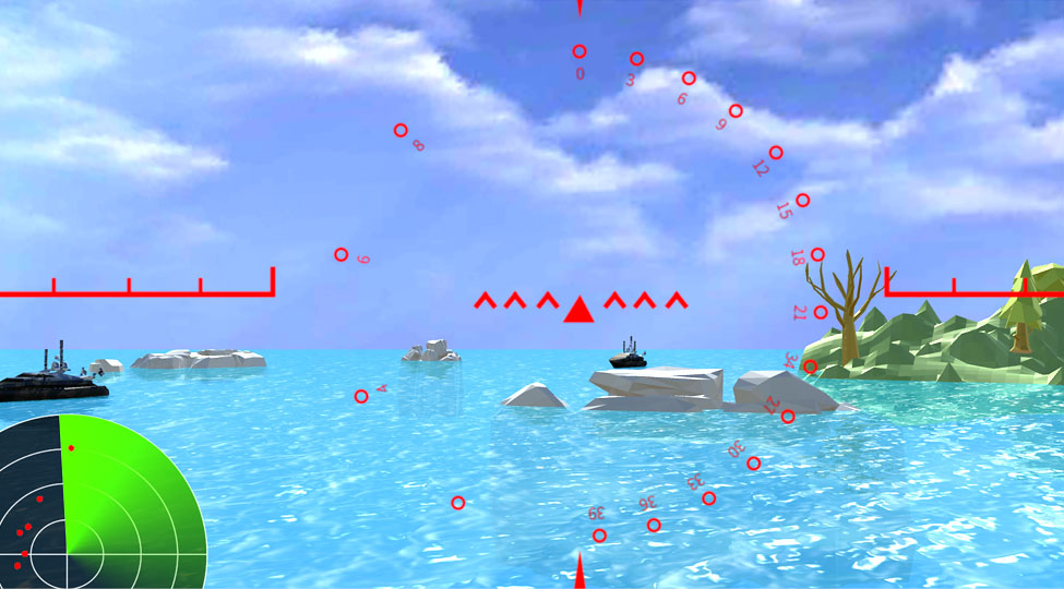 VR Submarine Simulator ta'aloga pepa lautele (1)