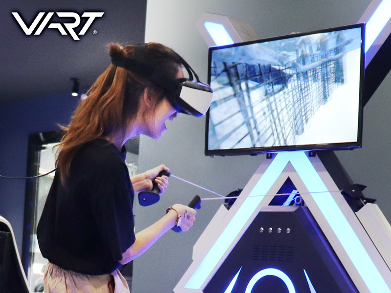 Imyitozo ya Virtual Reality ibikoresho VR Skiing Simulator yerekanwe (2)