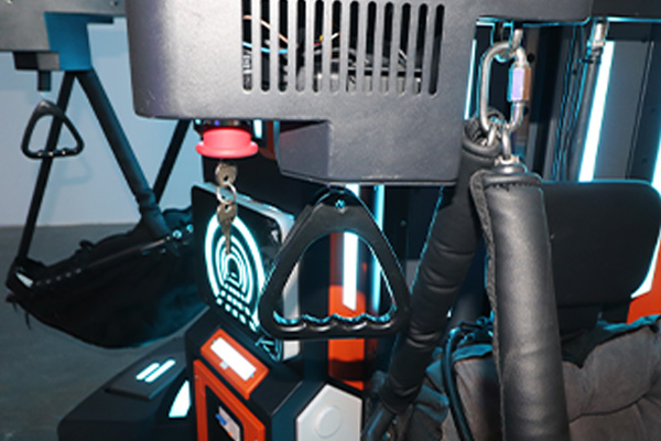 3 Seats VR Parachute Simulator detail