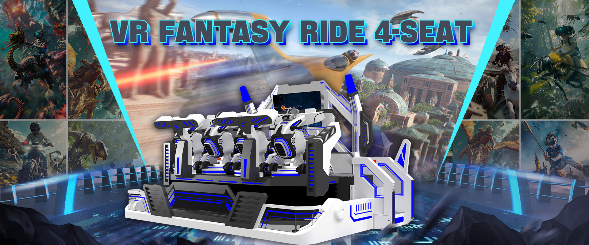 4 Seats VR Flight Simulator