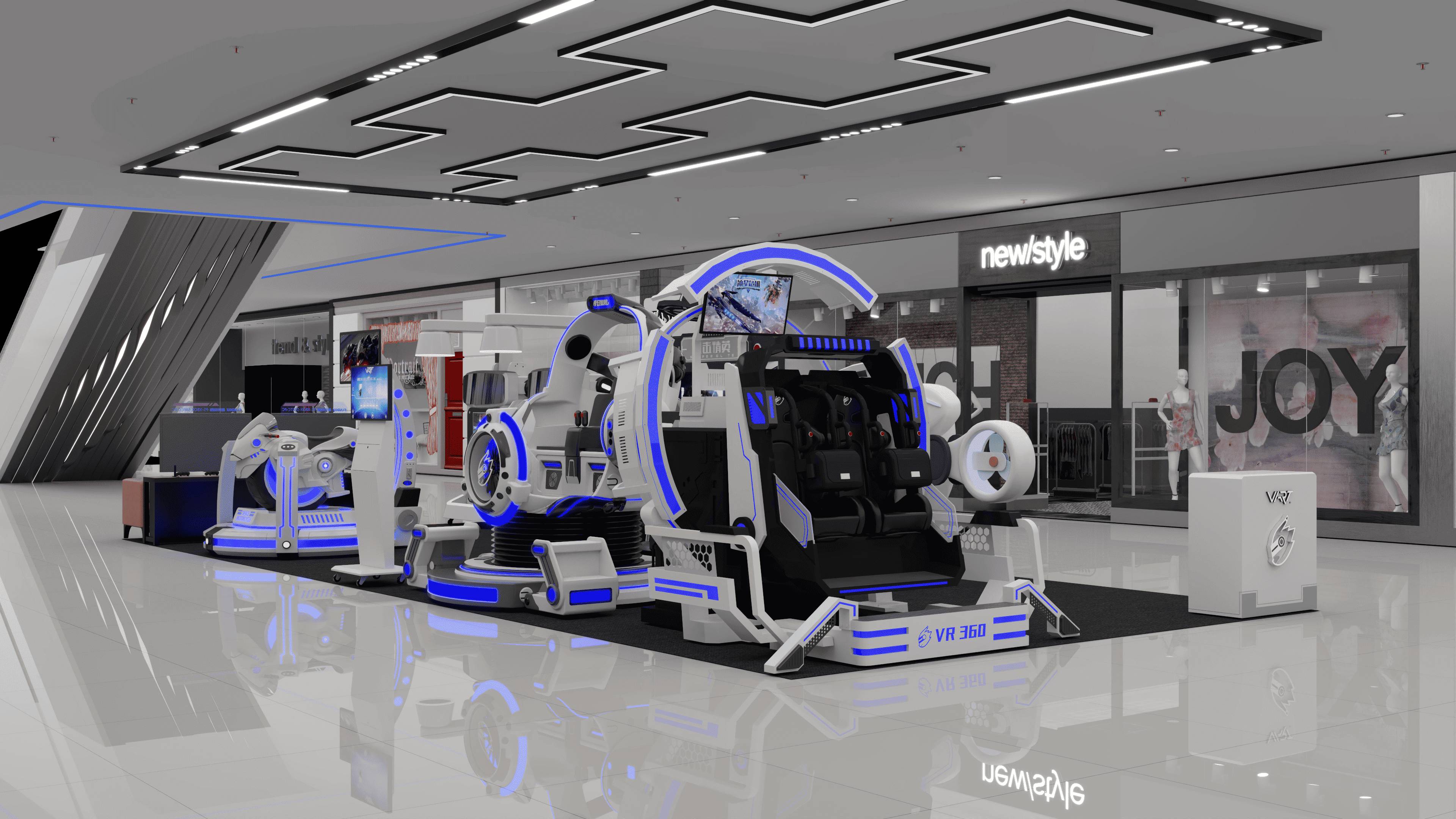 60m² VR arcade