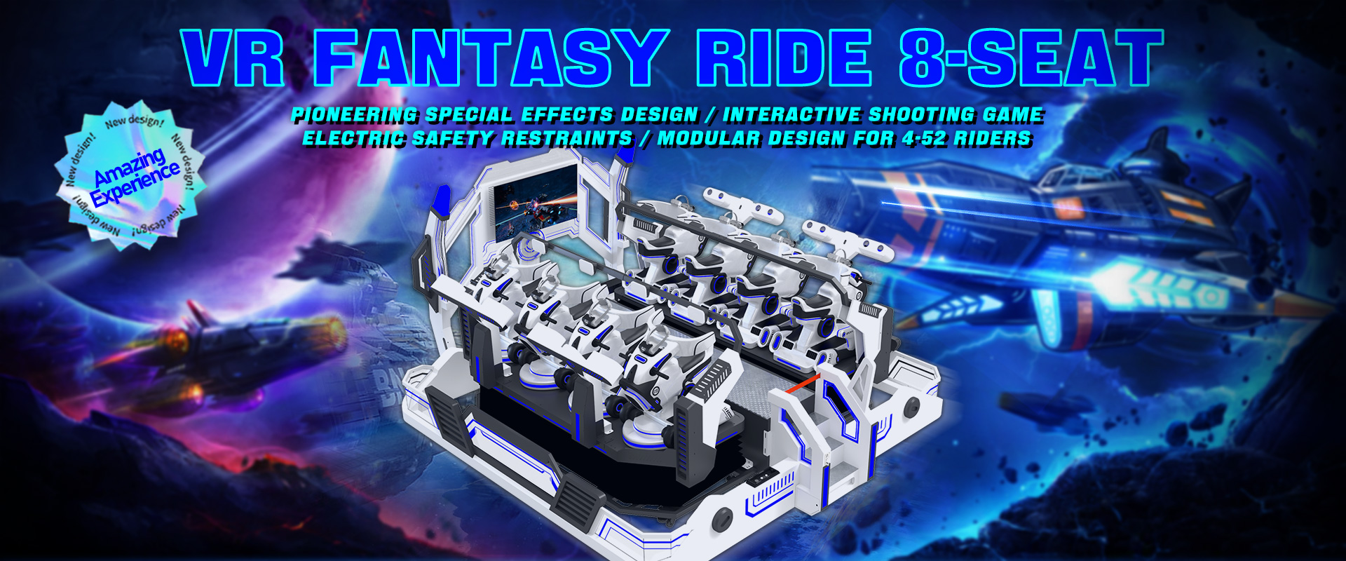 
8 Seats VR Ride For Sale