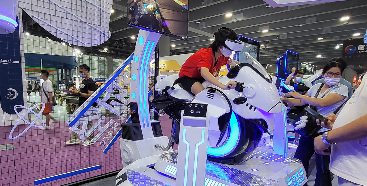 virtual reality motorcycle racing for sale