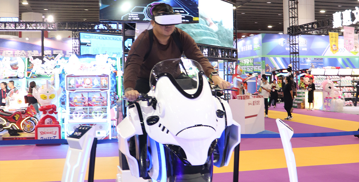 virtual reality motorcycle racing